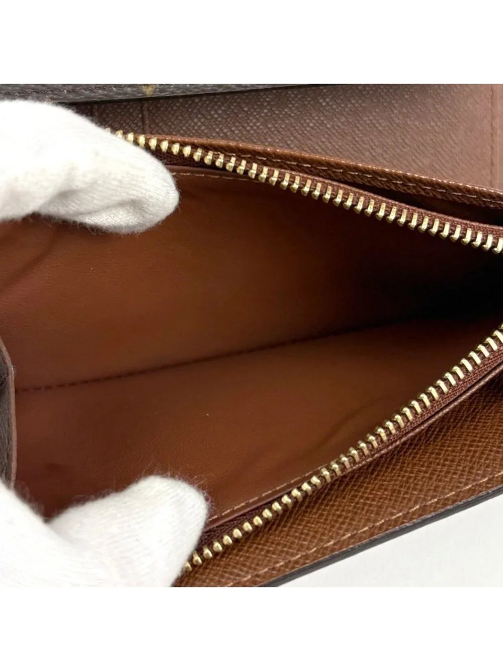 Louis Vuitton Portefeuille Alexandra Trifold Wallet Monogram Brown